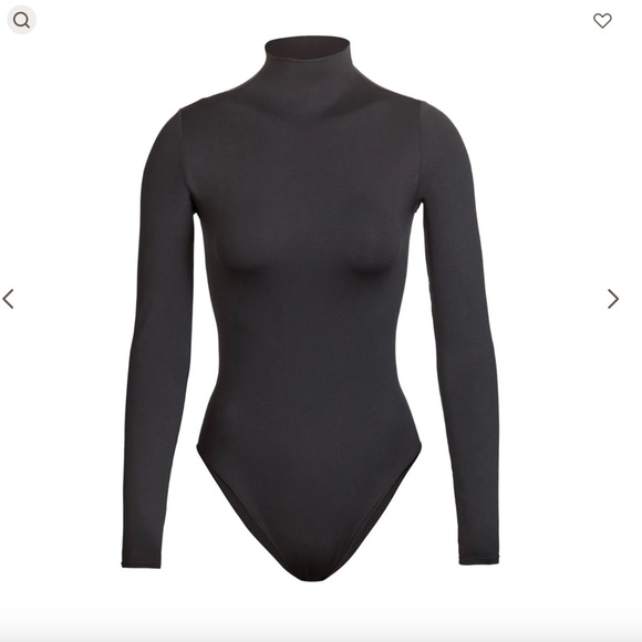 SKIMS Tops Skims Essential Mock Neck Long Sleeve Bodysuit Poshmark